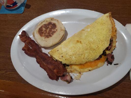 Breakfast specials build your omelet