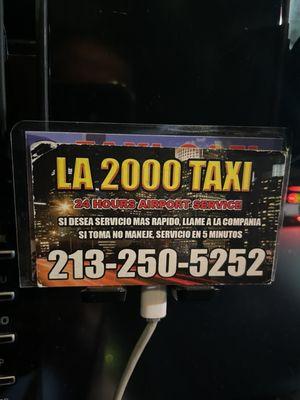 La 2000 Taxi Cab