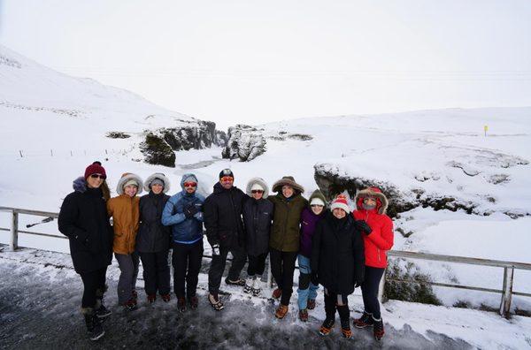 The Iceland group in February