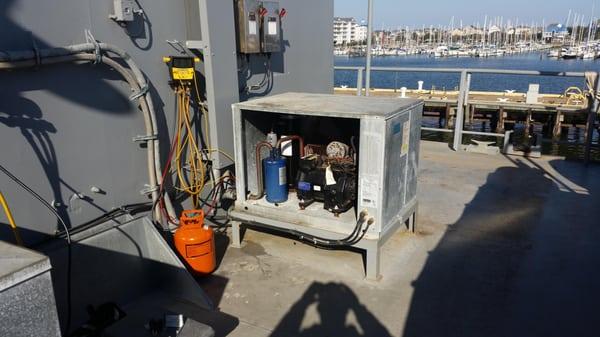 A reefer unit we worked on for the US ARMY