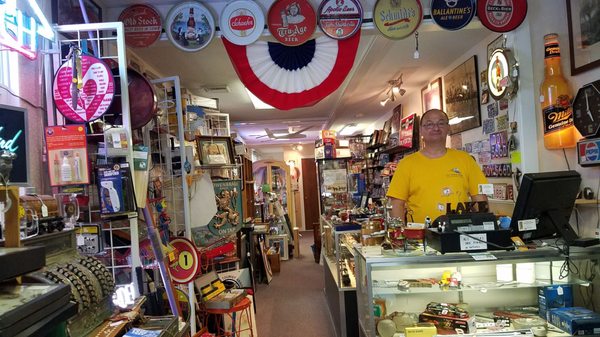 Jim Rizzuto hard at work at The Hawley Depot