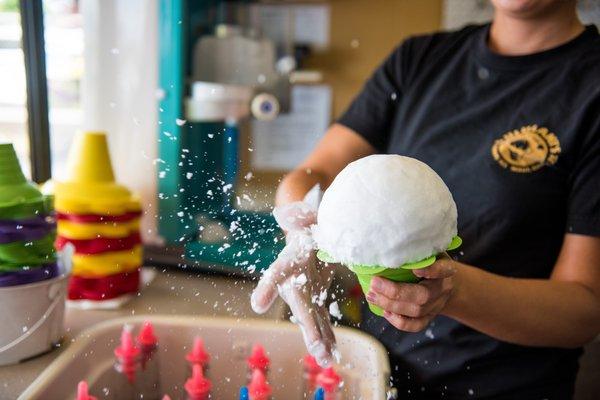 Shave Ice ready to be made!