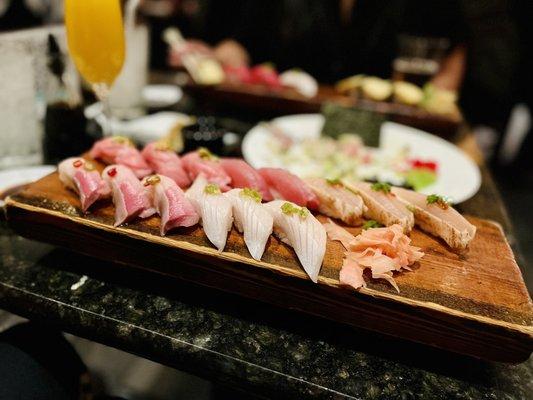 Hamachi Toro, Hamachi, Binnaga, O'toro, Maguro