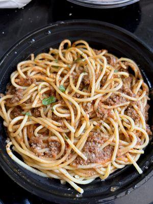 Large Spaghetti Bolognese ($15, 3/5 stars)