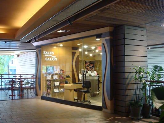 located in the royal Hawaiian shopping Center. Next to P.F Chang Restaurant, on the 2nd floor.