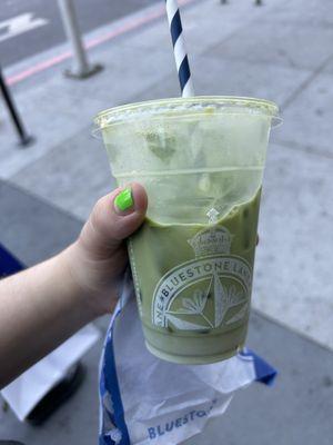 Half Matcha, Half Chai Latte