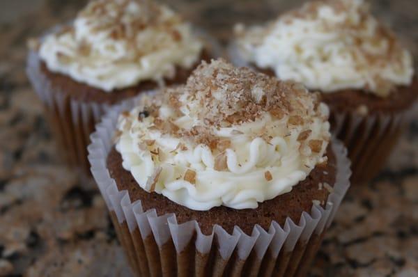 Carrot Pecan cupcake