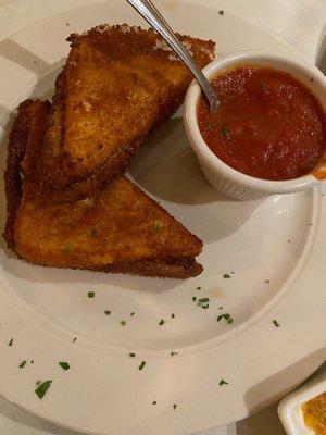 Mozzarella en Carrozza