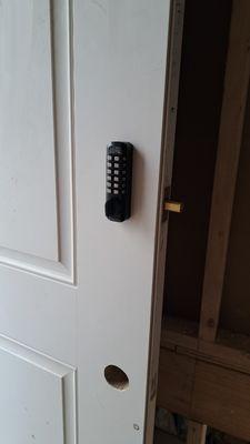 New installation of digital lockey m210