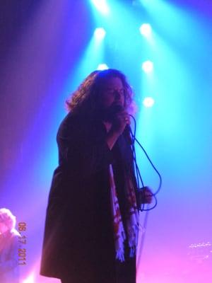 Front row watching Jim James of My Morning Jacket (MMJ) perform at the Auditorium Theater in Chicago.