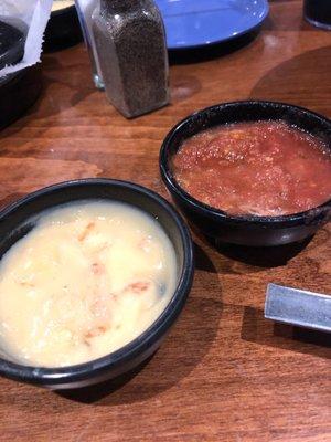 Sad queso and bland salsa