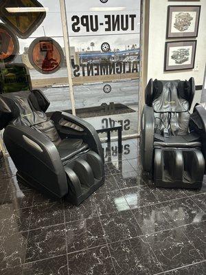 Massage chairs to use while you wait for your vehicle