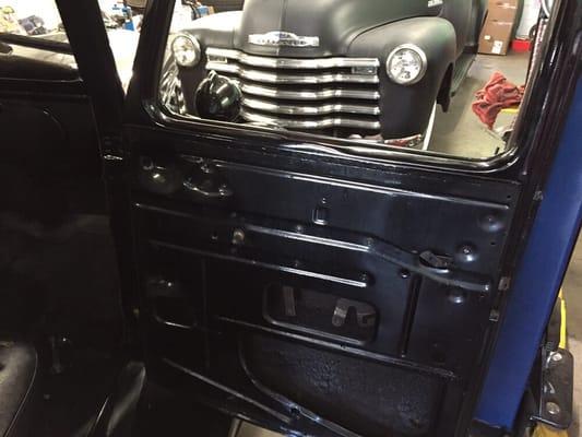 1939 Ford Truck new door glass going in