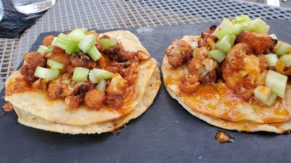 Buffalo Cauliflower Tacos  deliciousness galore and lots of flavor.