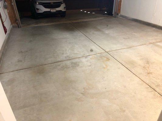 Garage Floor BEFORE