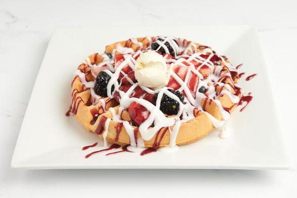 Ultimate Berry Waffle