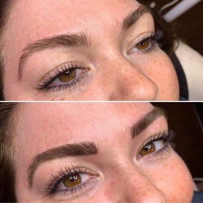 Micro blading before and after!