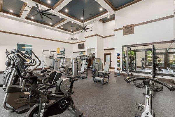 Fully-equipped fitness center with highly specialized Technogym® cardio machines