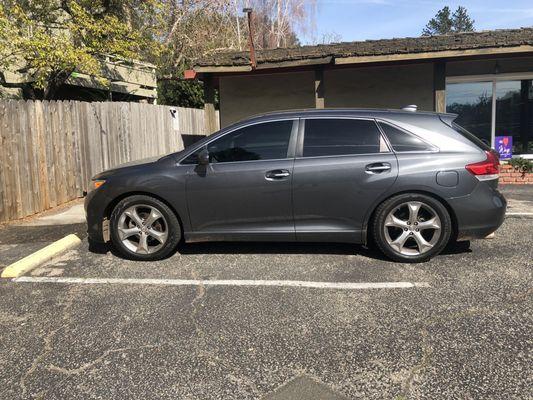 2010 Toyo Venza with H&R Sport lowering springs