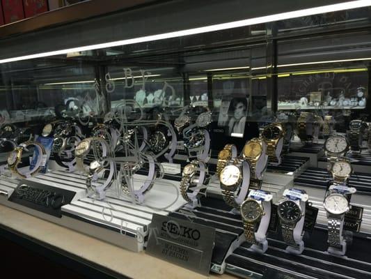 Ladies and Mens Seiko Watches