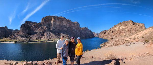 Our fearless kayakers