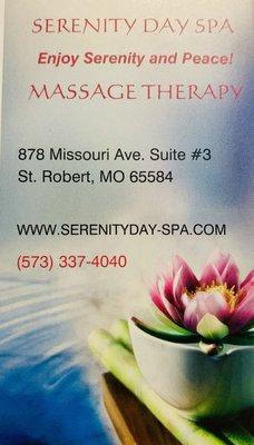 Serenity Day Spa St Robert, MO