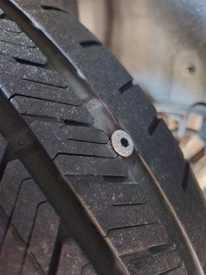 A third nail in my tire in about 6 or 7 years.