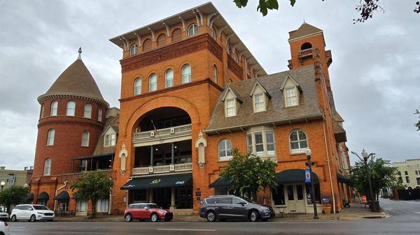 Exterior and main entrance. Originally built in 1882.