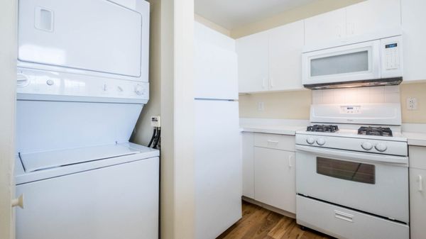 Kitchen with Washer and Dryer