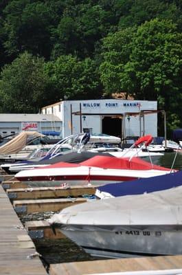 Willow Point Marina is a true full service marina offering 150 slips with summer and winter storage, gas dock and mechanic