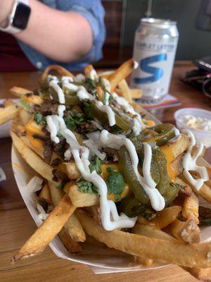 Cheesesteak fries