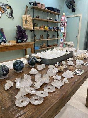 Crystals, oils, and singing bowls, to name just a few things.