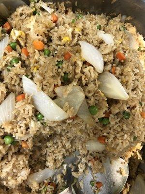 Plain fried rice