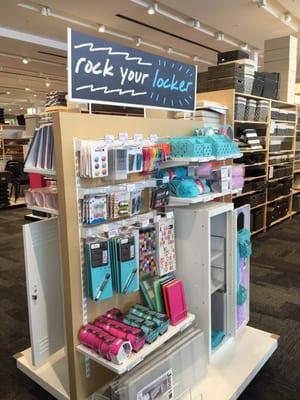 Nice size display of magnetic products specifically for lockers- my daughter was excited.