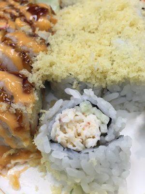 The crunch crab roll