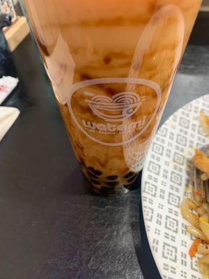 Cookie boba tea