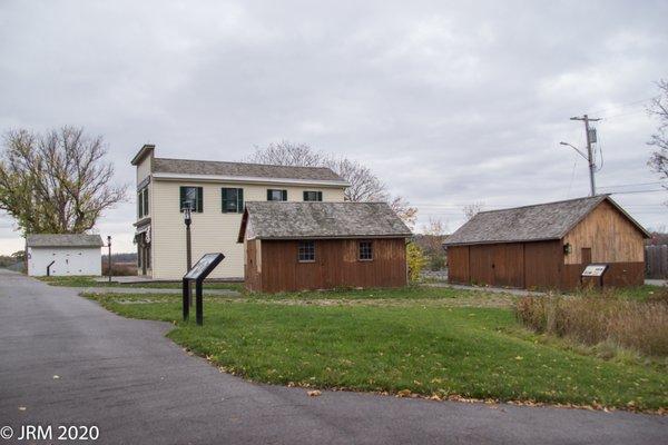 Several contemporary buildings help tell the story of Port Byron.