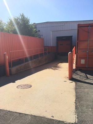 Truck loading dock