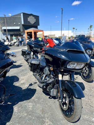 Death Valley, Harley Davidson.