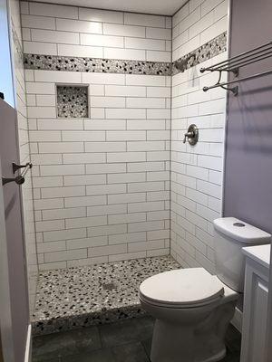 Custom Walk in shower, complete bath remodel