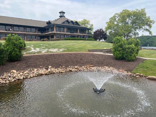 Rear of yacht club adjoining lake Tellico