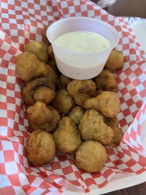 Fried mushrooms