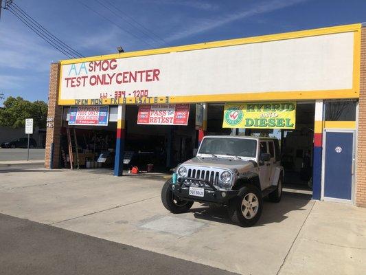 AA Smog Test Only Center