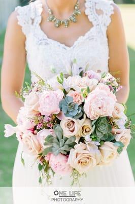 Beautiful Bridal Bouquet from Callas Florist