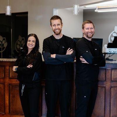 Your local best dentists in Tea, South Dakota. Dr. Shawd, Dr. Boyd, and Dr. Fjeldheim.