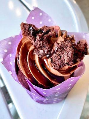 Fudge Brownie Cupcake