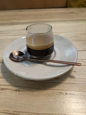 Espresso with perfect crema