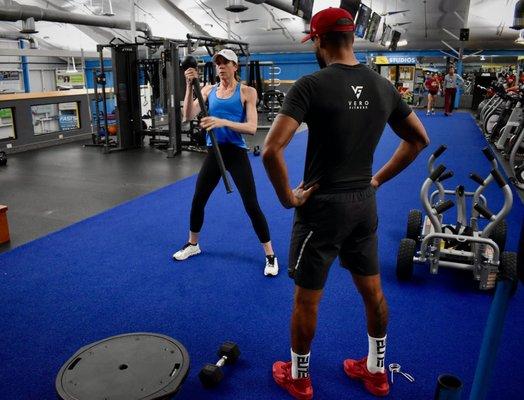 Our Personal Trainers help you get the most out of your workouts!