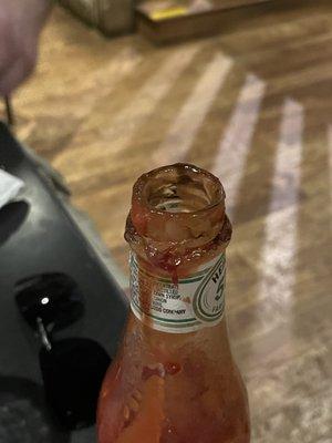 Ketchup bottle looking nasty