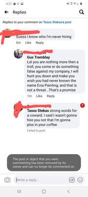 This is what an employee  had to say after a racist tiraid